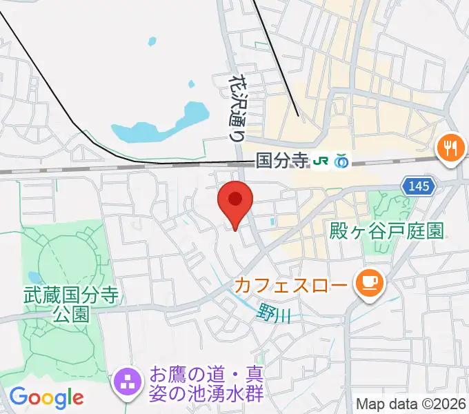 カルド音楽教室の地図