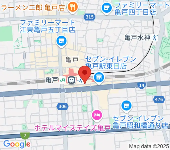 Cyber Monkey ボイストレーニングの地図