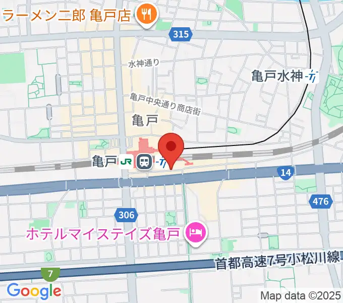 Cyber Monkey ボイストレーニングの地図