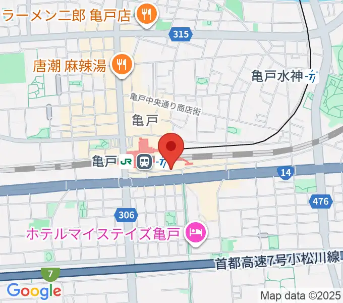 Cyber Monkey ボイストレーニングの地図