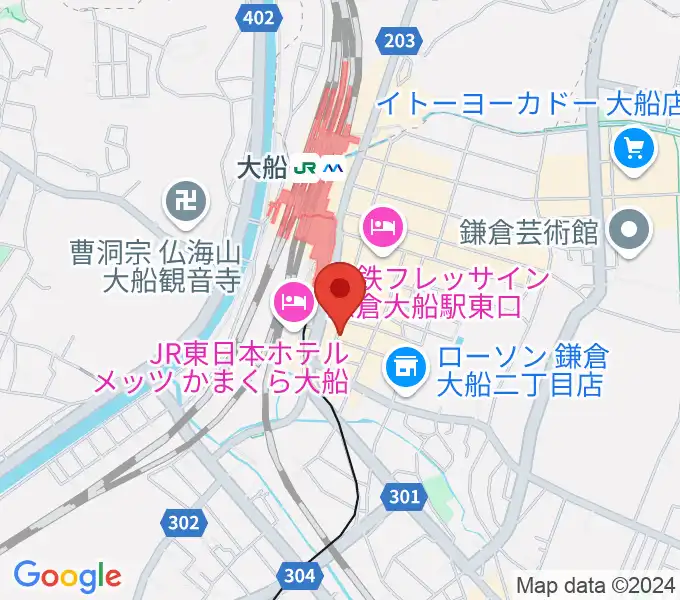 ソニアボーカル教室の地図