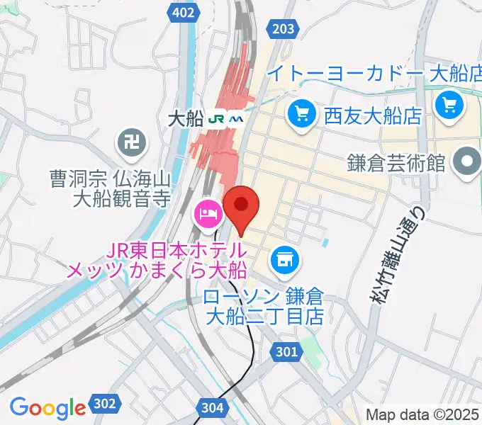 ソニアボーカル教室の地図
