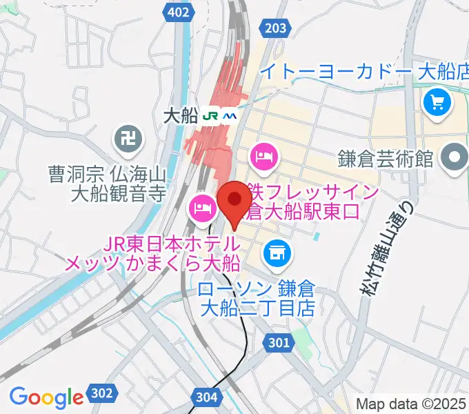 ソニアボーカル教室の地図