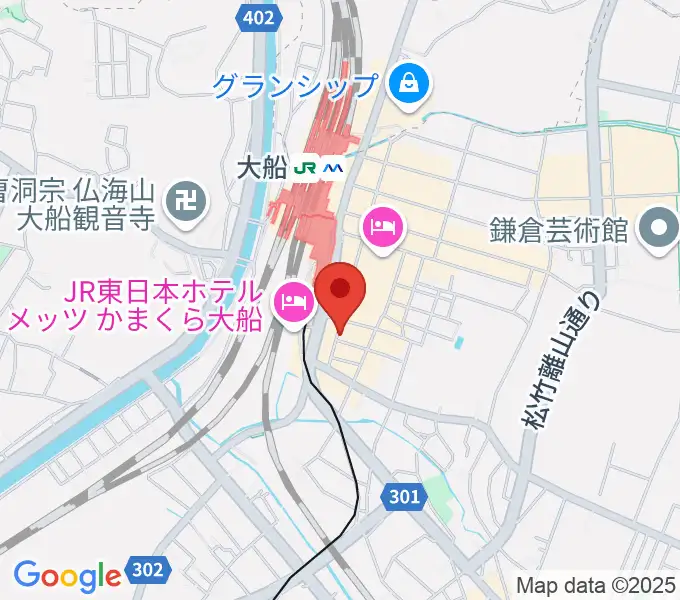 ソニアボーカル教室の地図