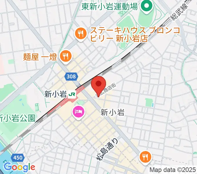 USボーカル教室新小岩駅前校の地図