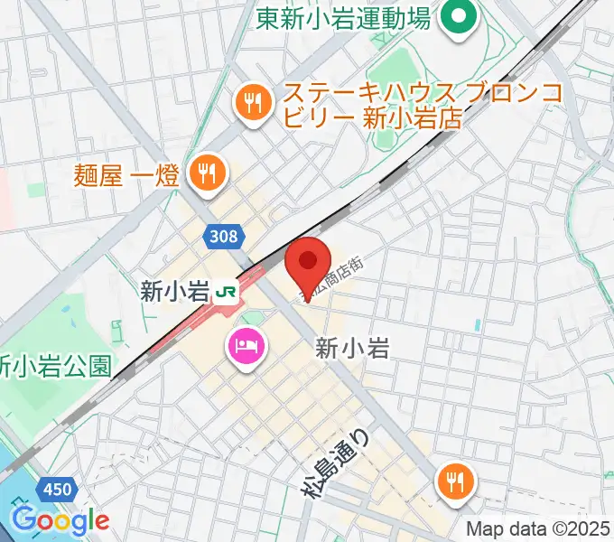 USボーカル教室新小岩駅前校の地図