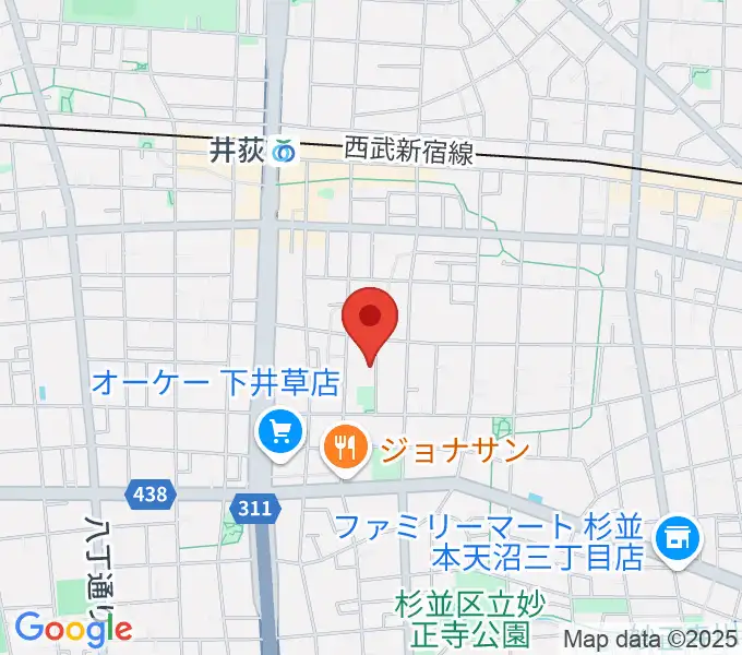 ヒロミュージックスクールの地図