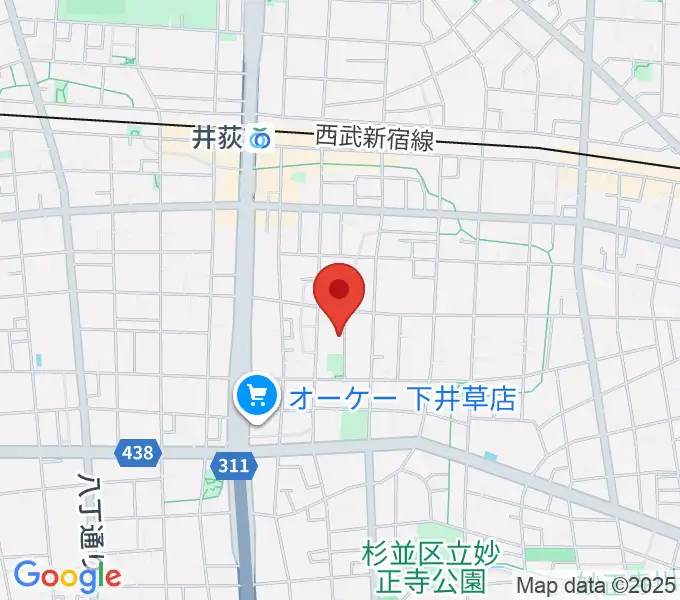 ヒロミュージックスクールの地図