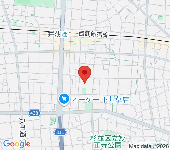 ヒロミュージックスクールの地図
