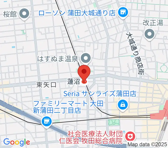 齋藤春美おこと三味線教室の地図