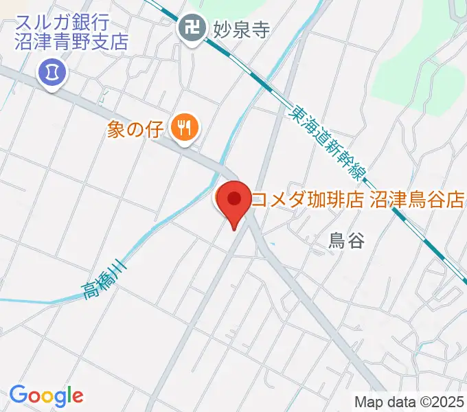 ミュージック・ラフェスタの地図