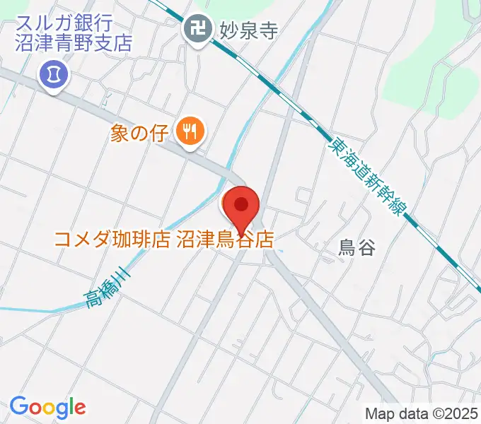 ミュージック・ラフェスタの地図