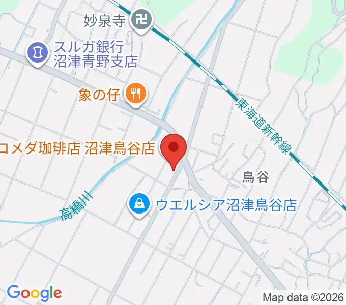 ミュージック・ラフェスタの地図