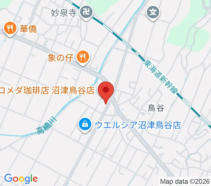 ミュージック・ラフェスタの地図