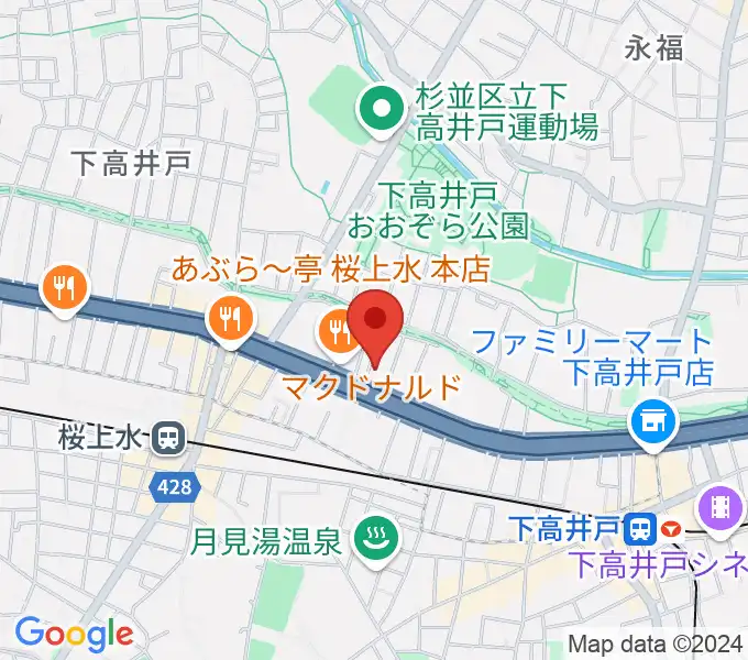 飯田ジャズスクールの地図