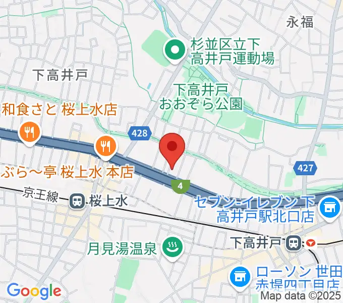 飯田ジャズスクールの地図