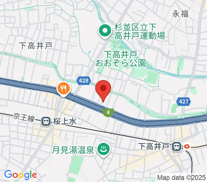 飯田ジャズスクールの地図