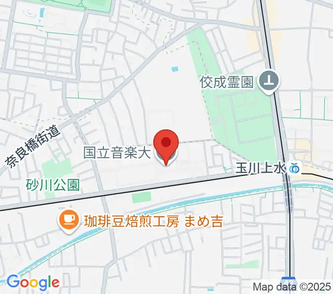 国立音楽大学の地図