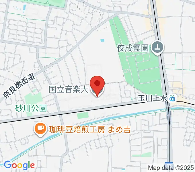 国立音楽大学の地図