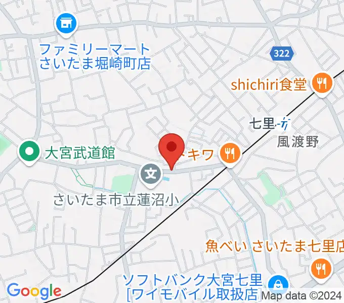 塚本音楽学院の地図