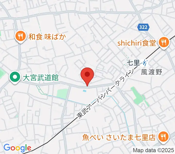 塚本音楽学院の地図