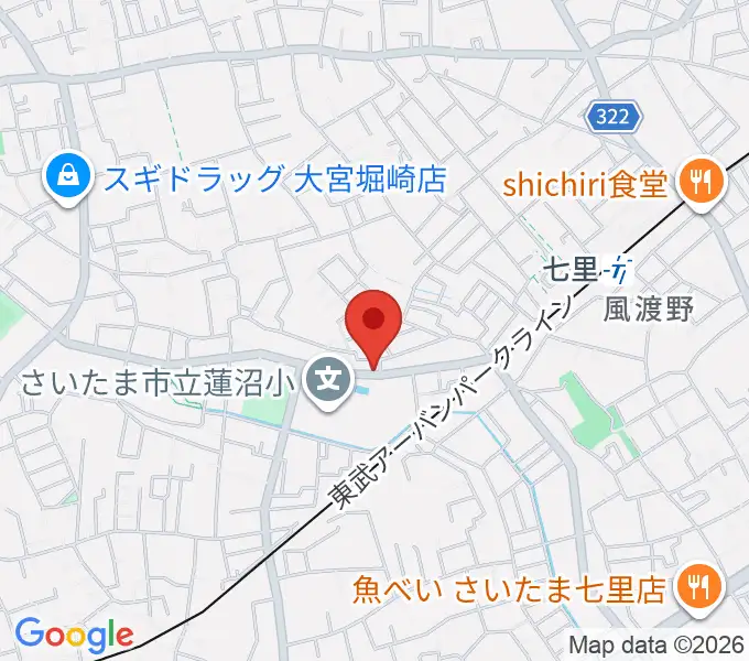 塚本音楽学院の地図