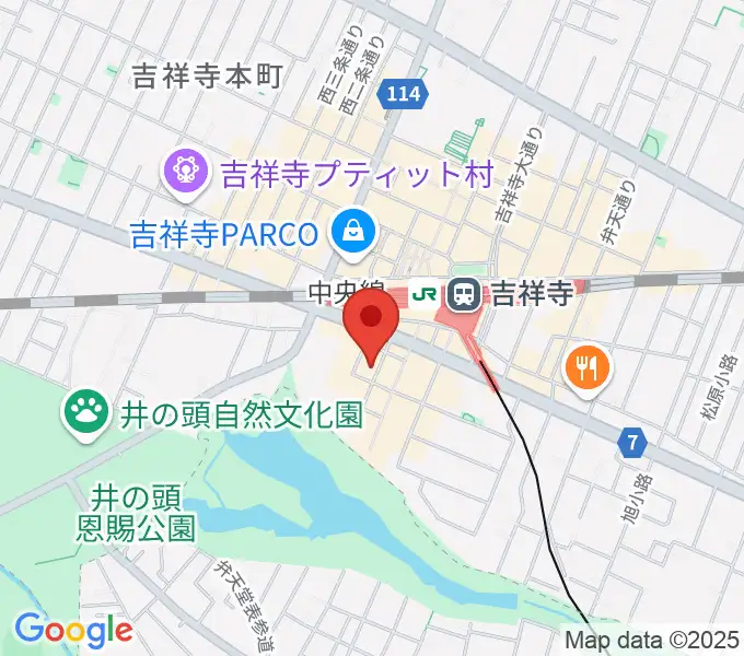 長唄 杵徳会 吉祥寺教室の地図