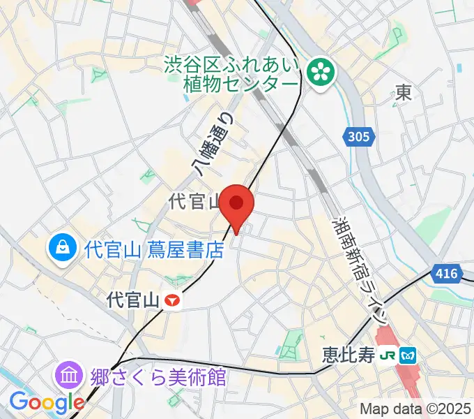 杵家彌七長唄・三味線教室の地図