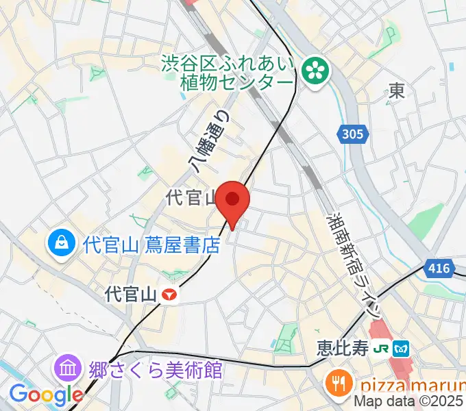 杵家彌七長唄・三味線教室の地図