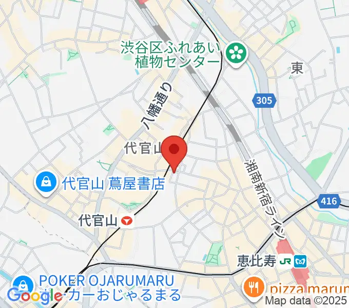杵家彌七長唄・三味線教室の地図