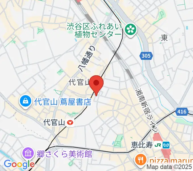 杵家彌七長唄・三味線教室の地図