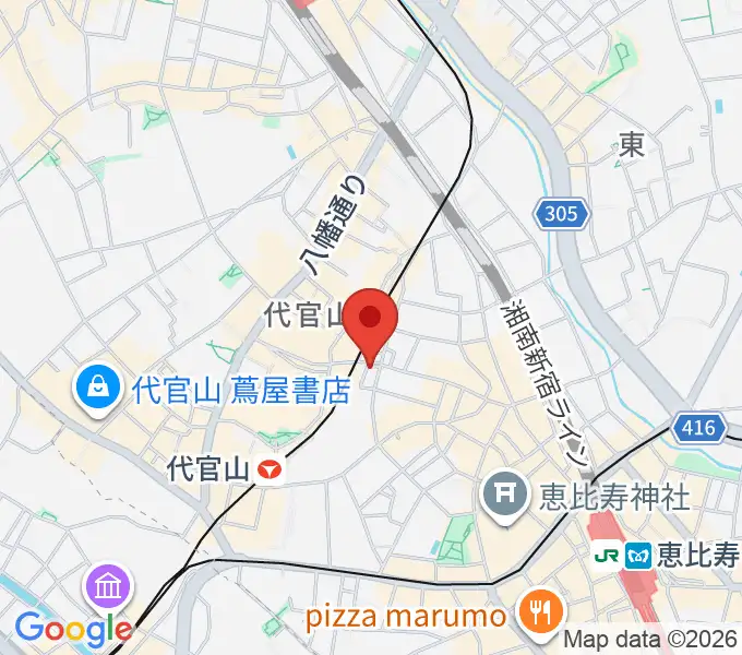 杵家彌七長唄・三味線教室の地図