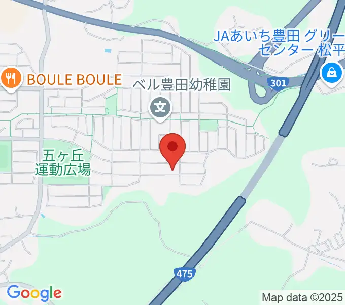 丹羽ピアノ教室の地図