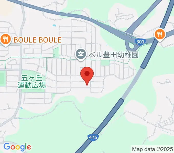 丹羽ピアノ教室の地図