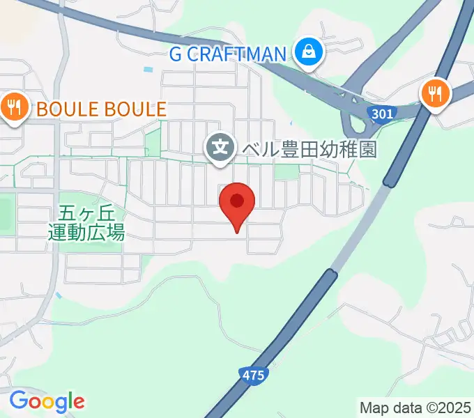 丹羽ピアノ教室の地図