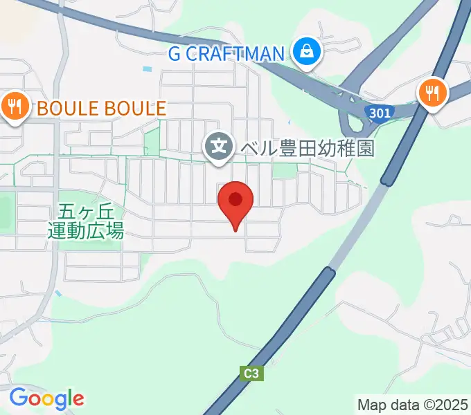 丹羽ピアノ教室の地図