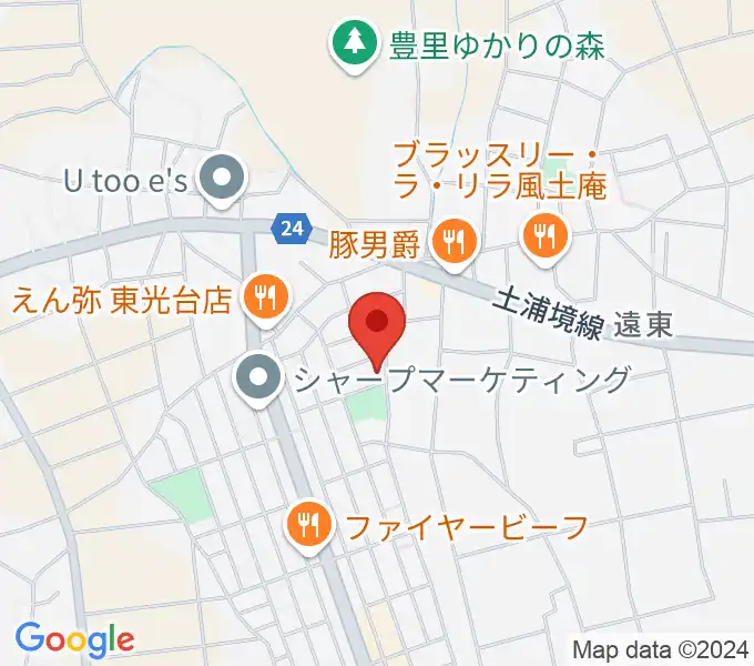 バッハの森の地図