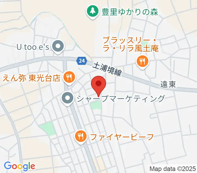 バッハの森の地図