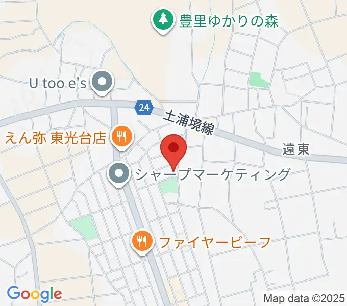 バッハの森の地図