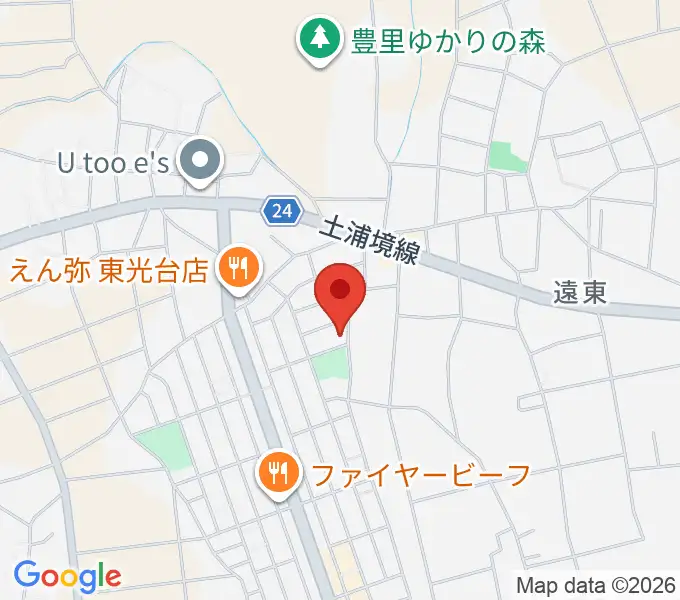 バッハの森の地図