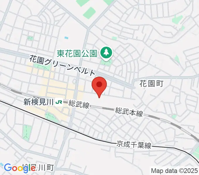 ベル･ミュージック･ラボの地図