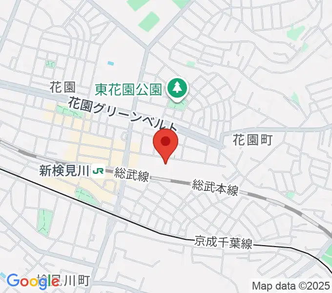 ベル･ミュージック･ラボの地図