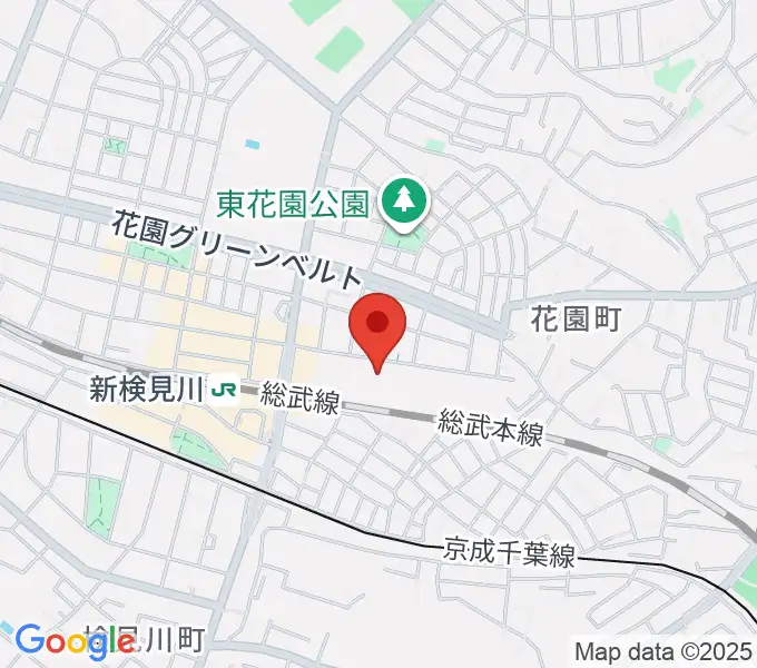 ベル･ミュージック･ラボの地図