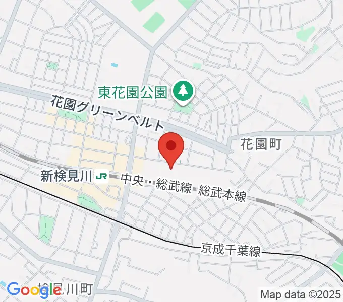 ベル・ミュージック・ラボの地図