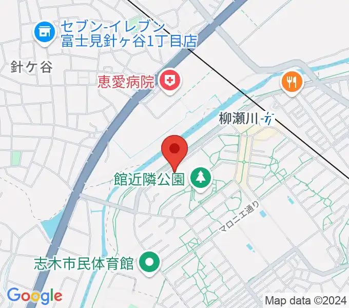 市橋邦楽教室の地図