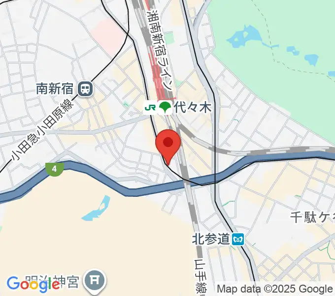 ルーツ音楽院の地図