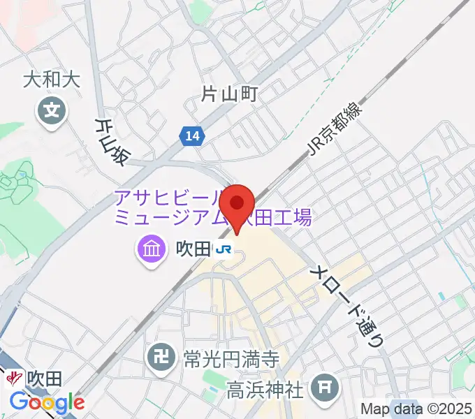 大阪シティアカデミーの地図