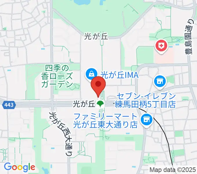 サクライ楽器ミュージックイン光が丘の地図