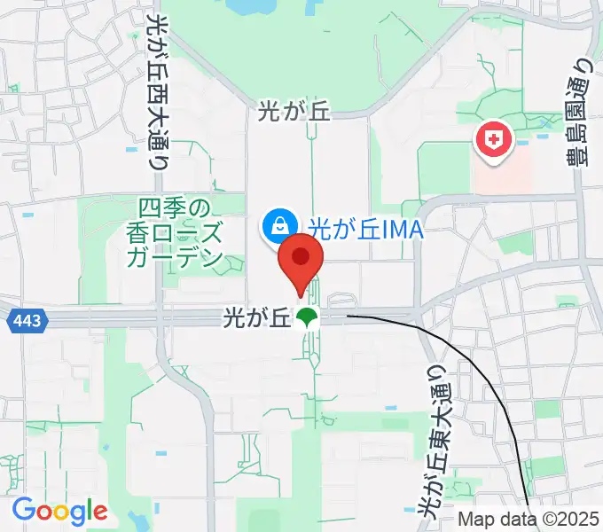 サクライ楽器ミュージックイン光が丘の地図