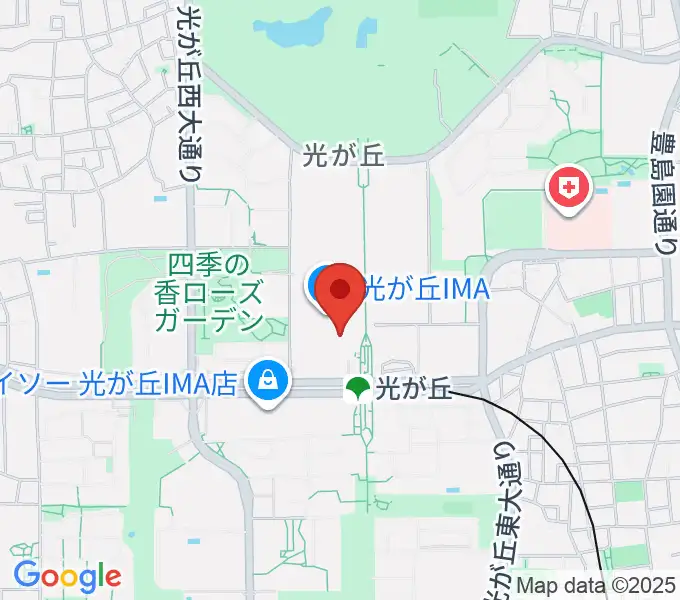 サクライ楽器ミュージックイン光が丘の地図